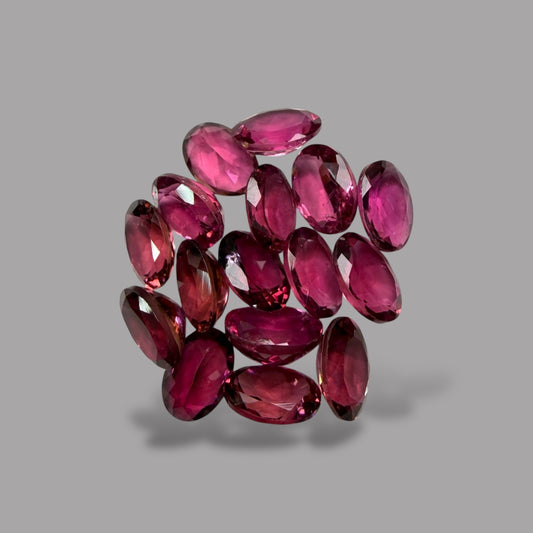 Natural Rubellite Tourmaline Stone From 7 x 5 mm Size Price Per Carats (Total 13 Carats)