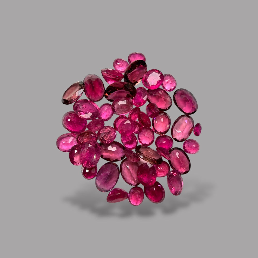 Natural Rubellite Tourmaline Stone From Mix Size Price Per Carats (Total 23 Carats)