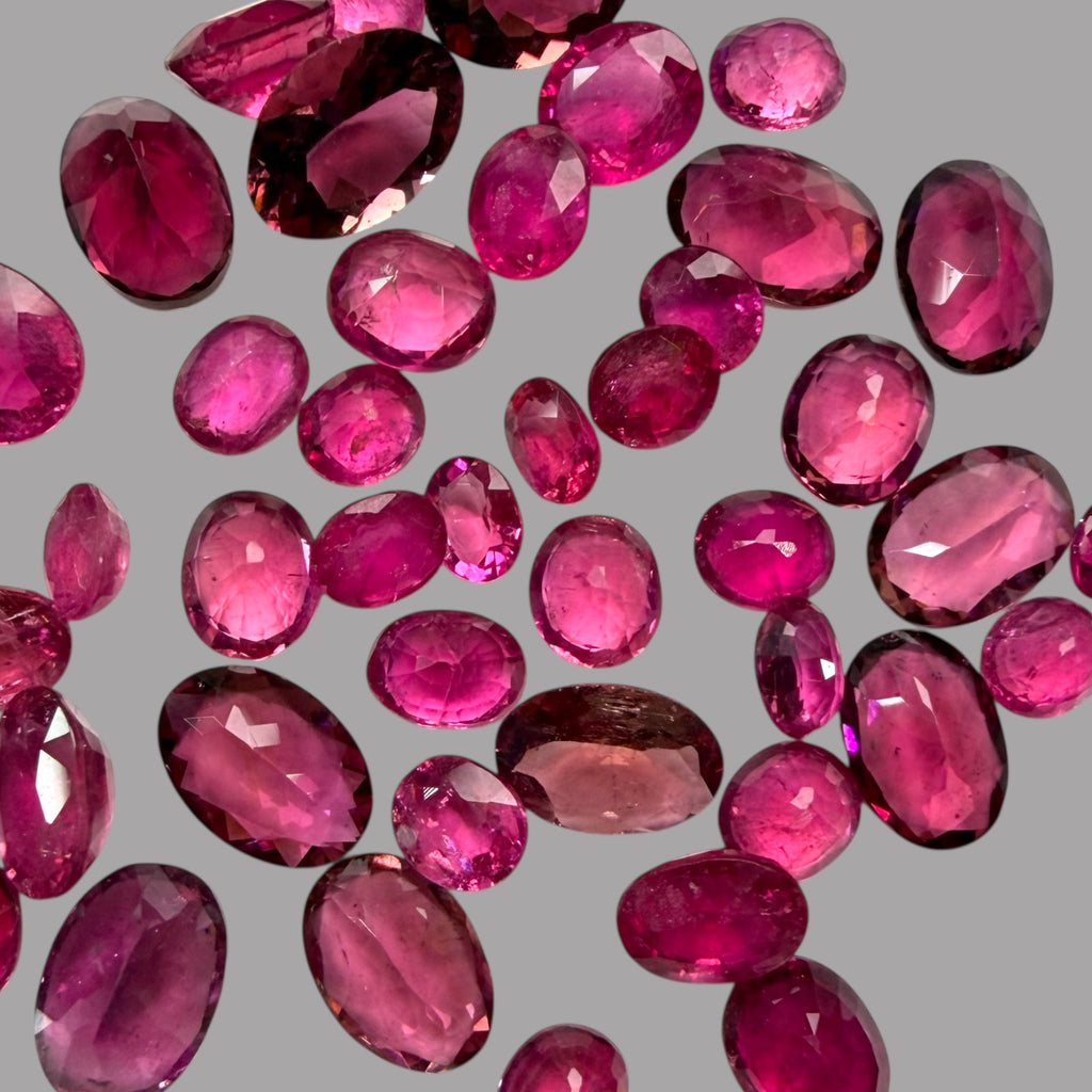 Natural Rubellite Tourmaline Stone From Mix Size Price Per Carats (Total 23 Carats)