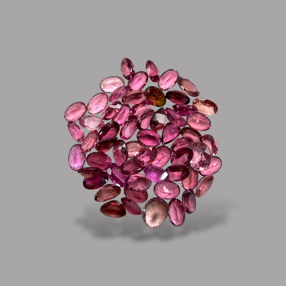 Natural Rubellite Tourmaline Stone From Mix Size Price Per Carats (Total 25 Carats)
