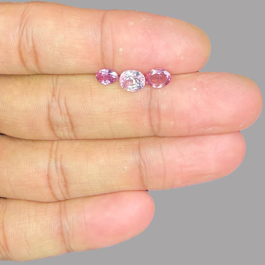 Natural Rubellite Tourmaline Stone From Mix Size Price Per Carats (Total 25 Carats)