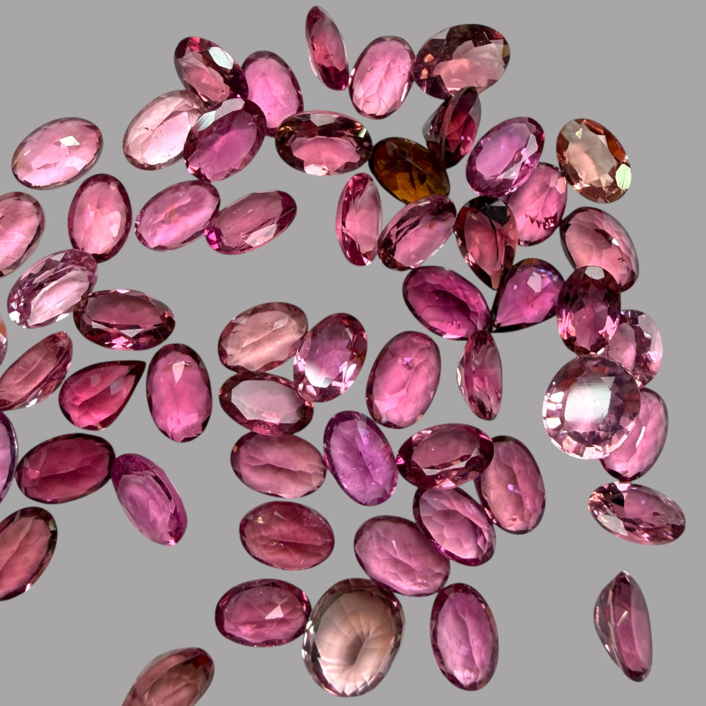 Natural Rubellite Tourmaline Stone From Mix Size Price Per Carats (Total 25 Carats)