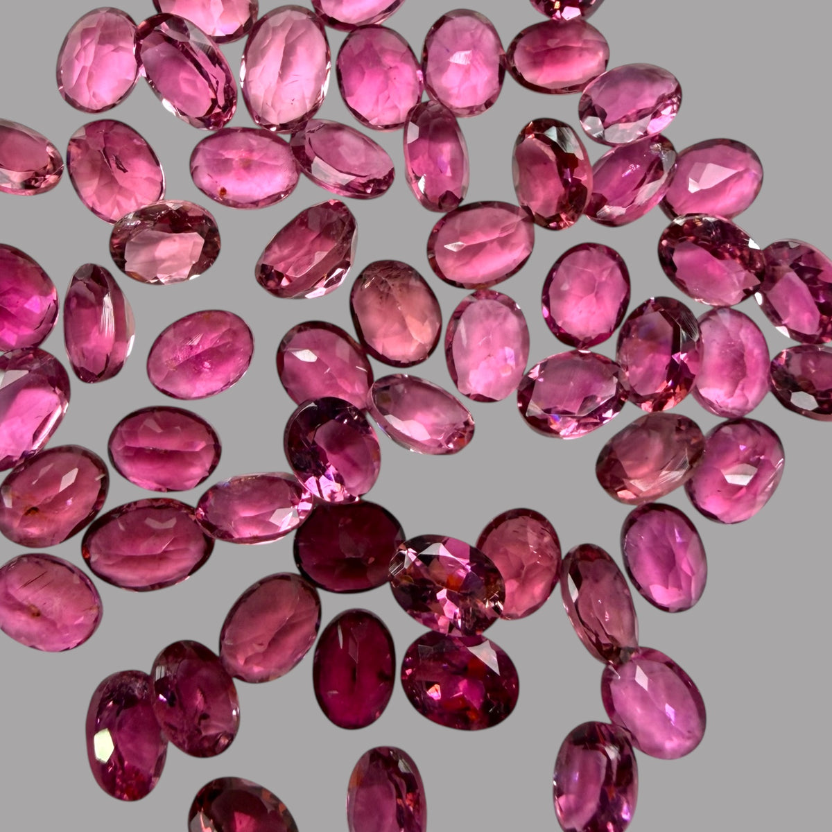 Natural Rubellite Tourmaline Stone From 5 x 4 mm Size Price Per Carats (Total 26 Carats)