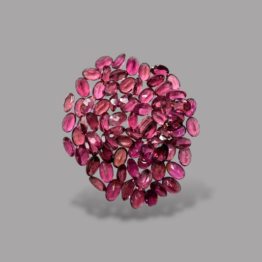 Natural Rubellite Tourmaline Stone From 6 x 4 mm Size Price Per Carats (Total 33 Carats)