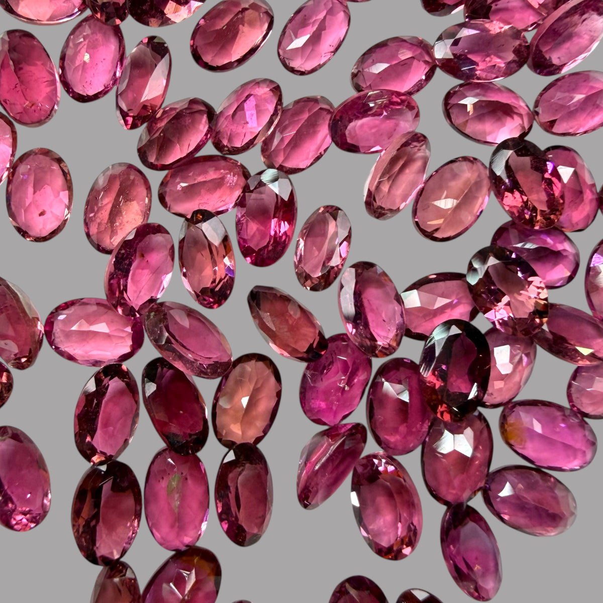 Natural Rubellite Tourmaline Stone From 6 x 4 mm Size Price Per Carats (Total 33 Carats)