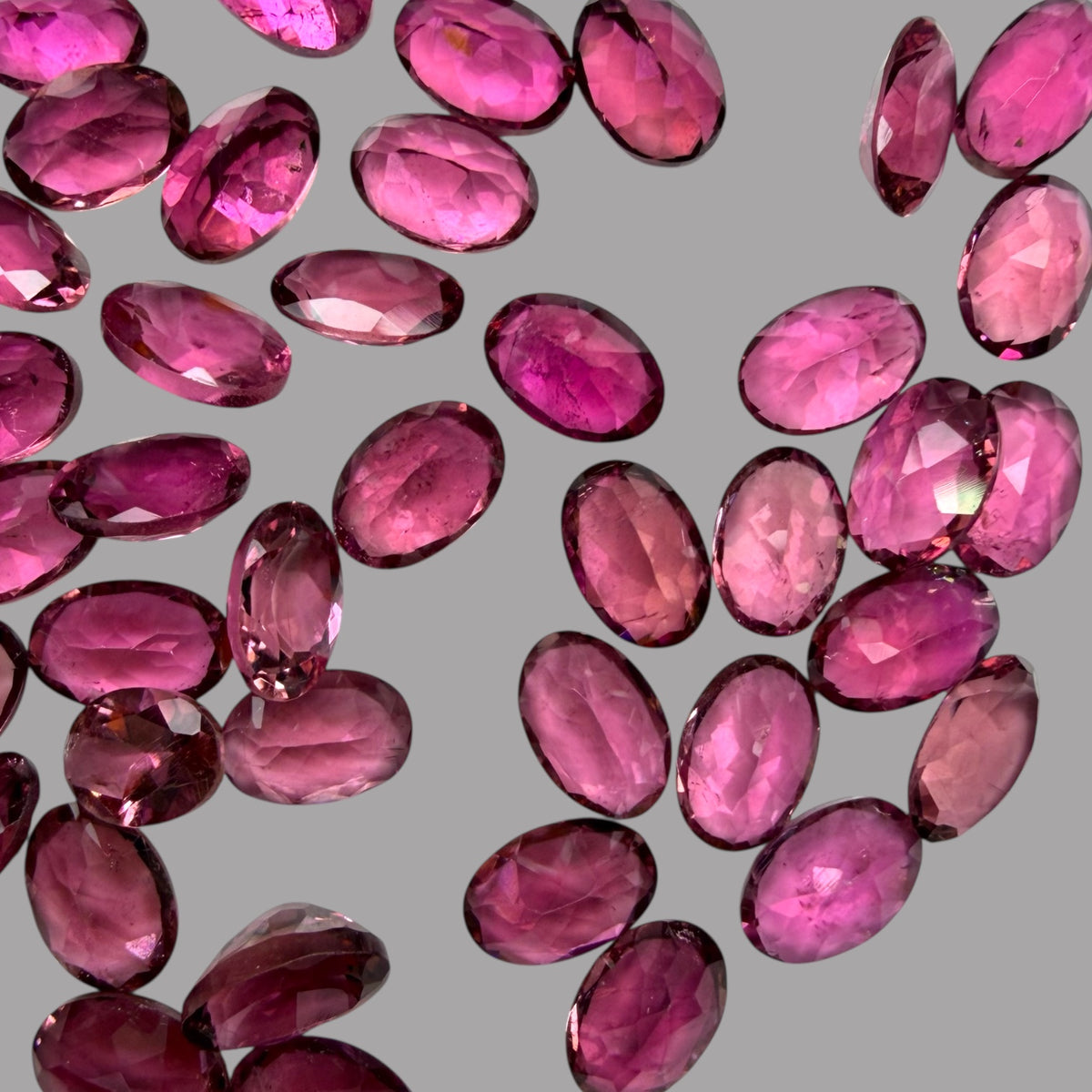 Natural Rubellite Tourmaline Stone From 6 x 4 mm Size Price Per Carats (Total 20 Carats)