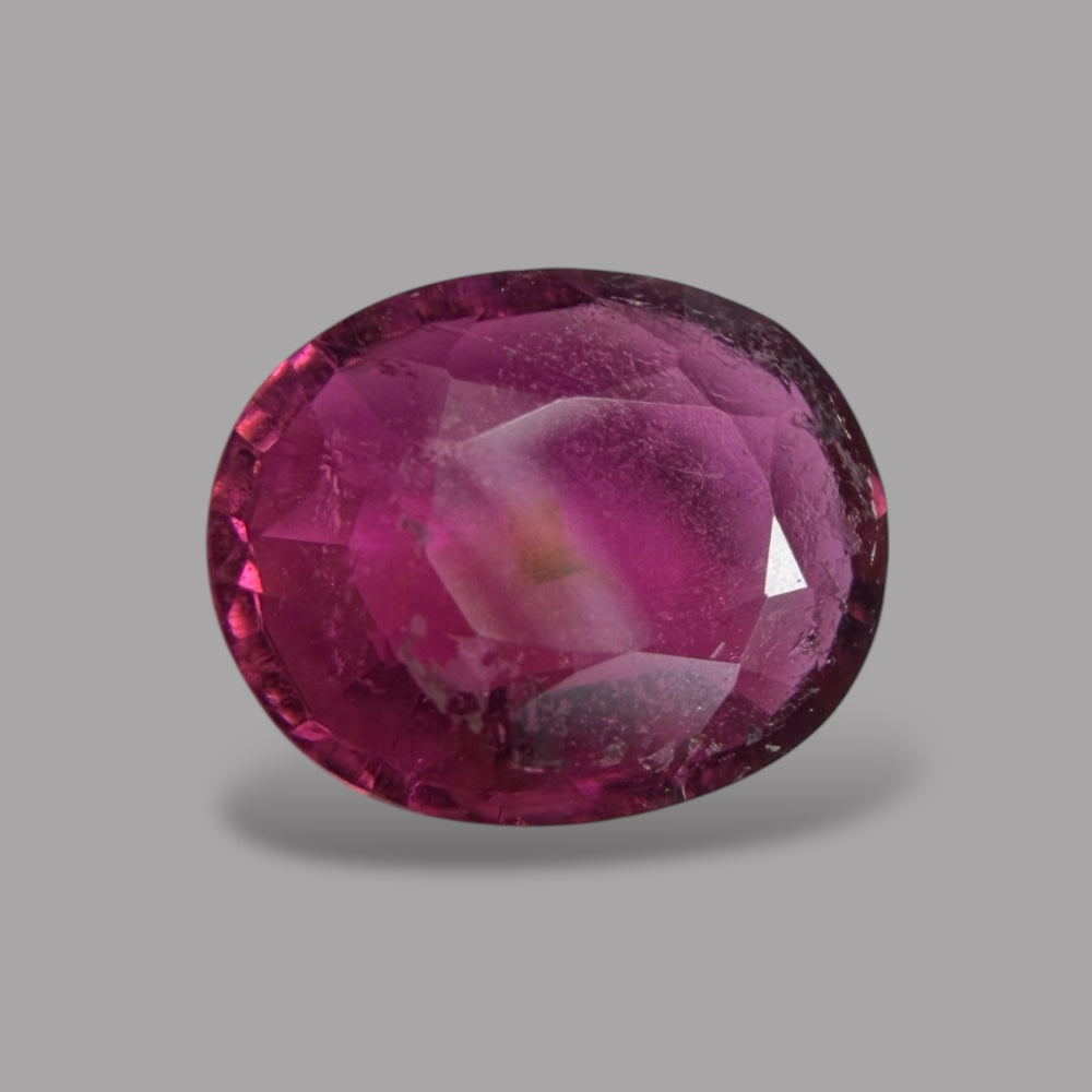Natural Rubellite Tourmaline 0.82 Carats Gemstone – Oval 7.1x5.7 mm