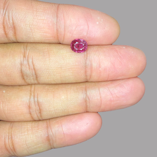 Buy Natural Rubellite Tourmaline 0.82 Carats Gemstone