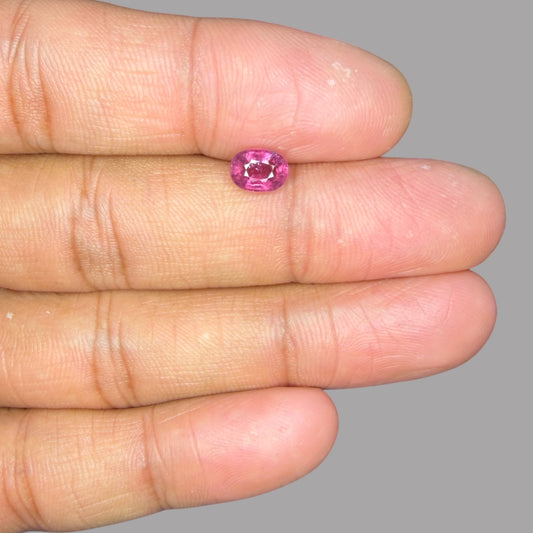 Buy Natural Rubellite Tourmaline 0.99 Carats Gemstone