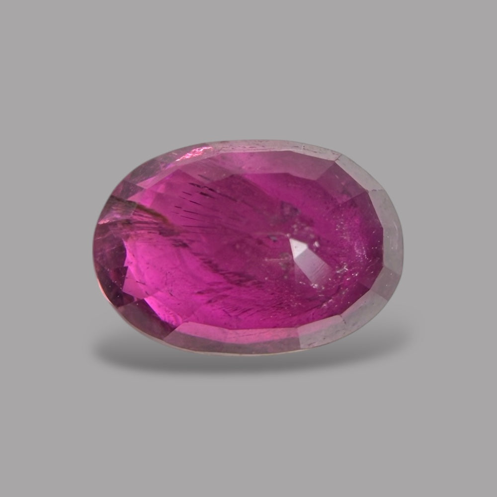 Natural Rubellite Tourmaline 0.96 Carats Gemstone – Oval 7.3x5.1 mm