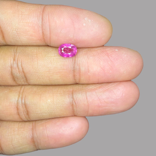 Buy Natural Rubellite Tourmaline 0.98 Carats Gemstone