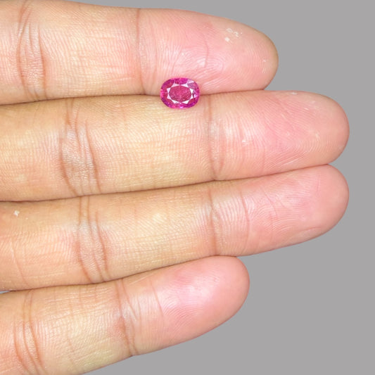 Buy Natural Rubellite Tourmaline 0.89 Carats Gemstone