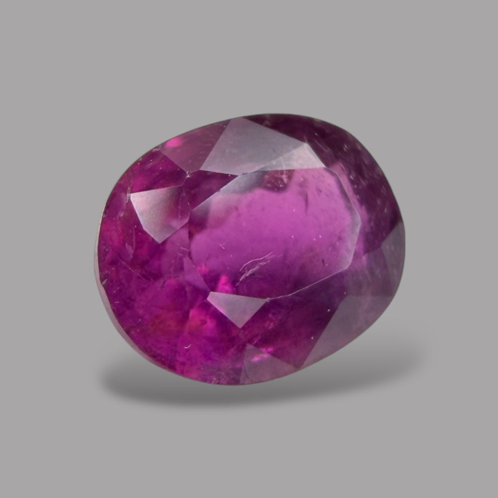 Natural Rubellite Tourmaline 0.67 Carats Gemstone – Oval 5.8x4.5 mm