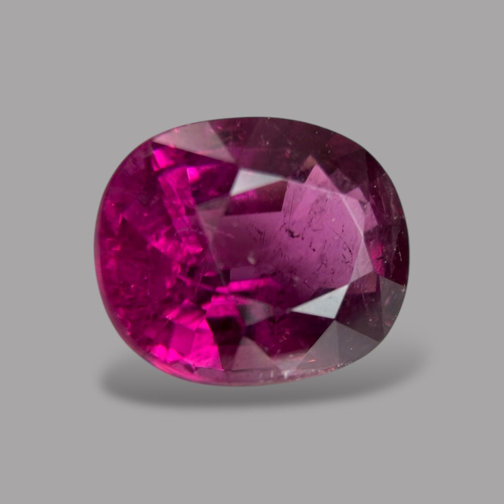 Natural Rubellite Tourmaline 0.97 Carats Gemstone – Oval 6.7x5.4 mm