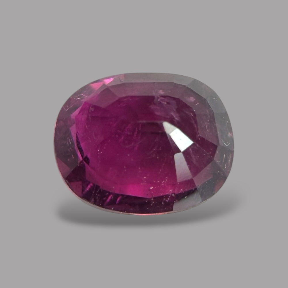 Natural Rubellite Tourmaline 0.97 Carats Gemstone – Oval 6.7x5.4 mm