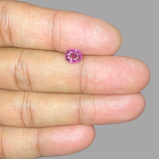 Buy Natural Rubellite Tourmaline 0.82 Carats Gemstone