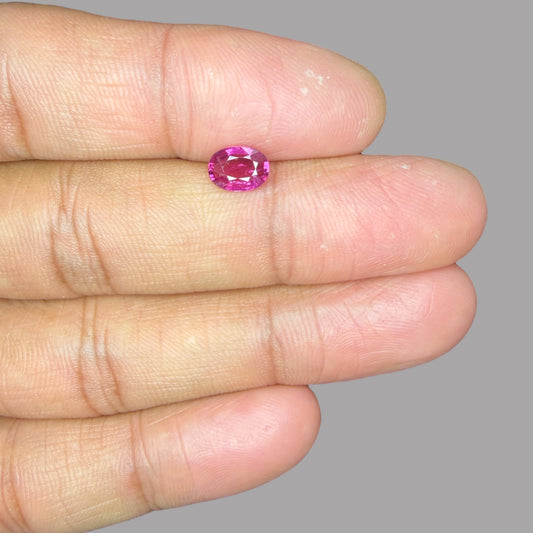 Buy Natural Rubellite Tourmaline 0.87 Carats Gemstone