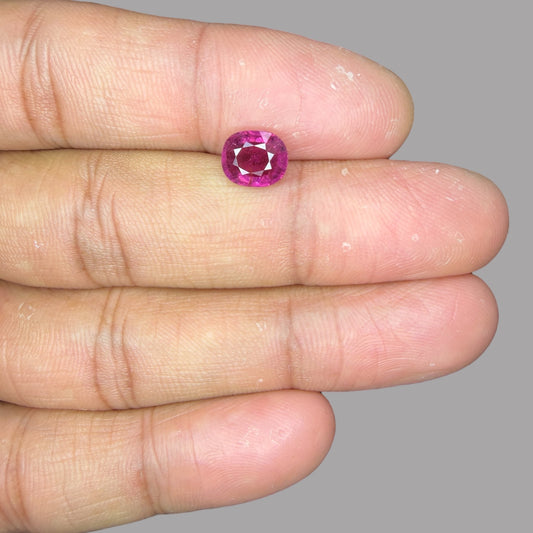 Buy Natural Rubellite Tourmaline 1.53 Carats Gemstone
