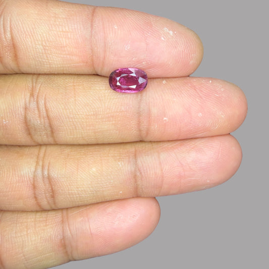 Buy Natural Rubellite Tourmaline 1.21 Carats Gemstone