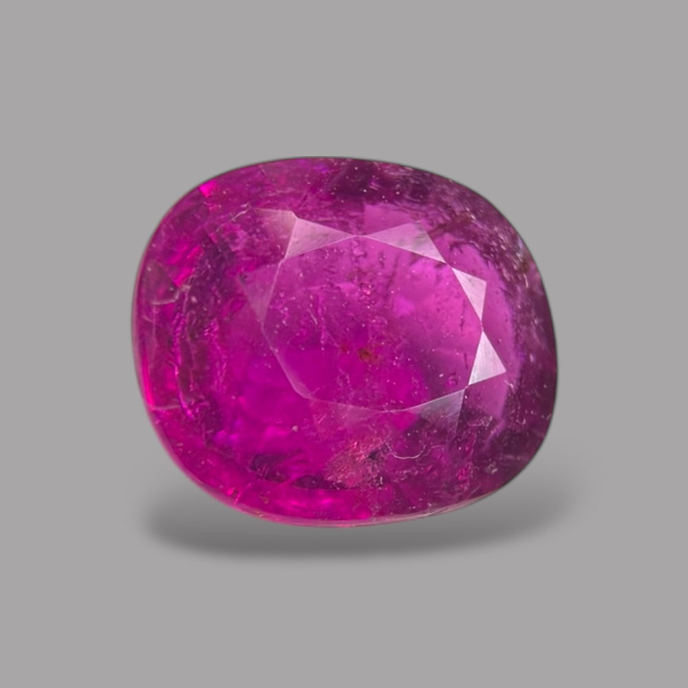Natural Rubellite Tourmaline 1.45 Carats Gemstone – Oval 7.7x6.5 mm