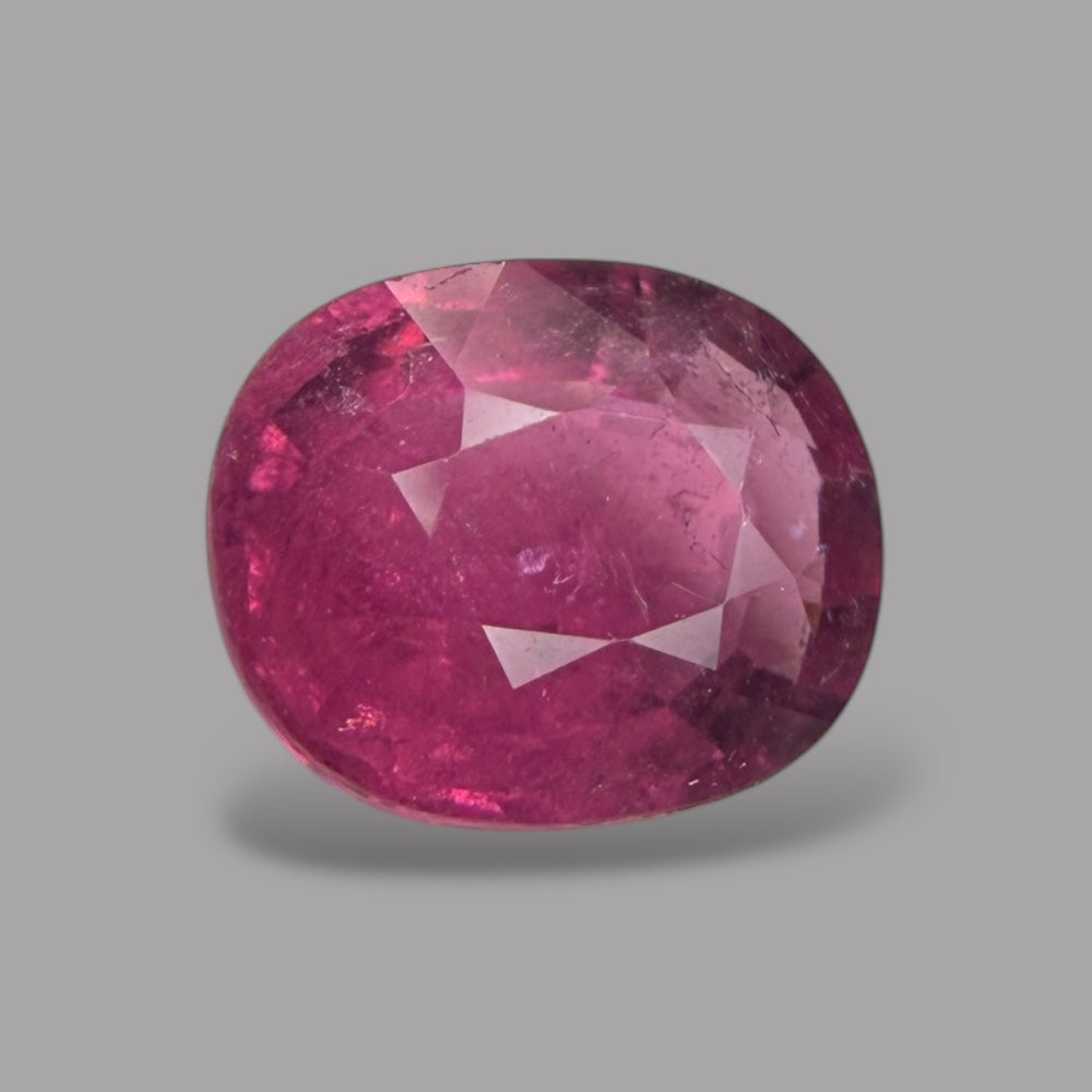 Natural Rubellite Tourmaline 1.49 Carats Gemstone – Oval 7.9x6.5 mm