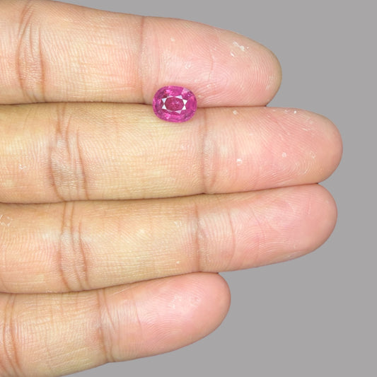 Buy Natural Rubellite Tourmaline 1.49 Carats Gemstone