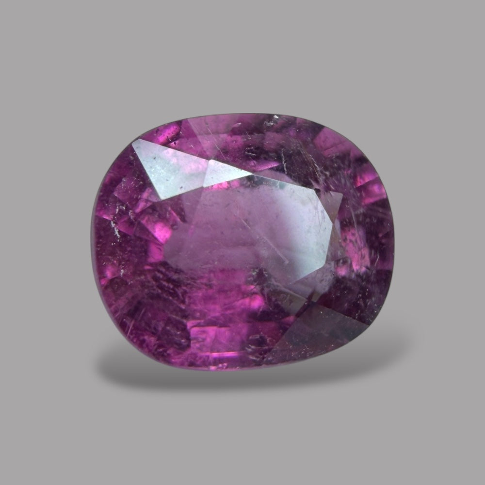 Natural Rubellite Tourmaline 1.29 Carats Gemstone – Oval 7x5.7 mm