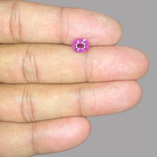 Buy Natural Rubellite Tourmaline 1.29 Carats Gemstone