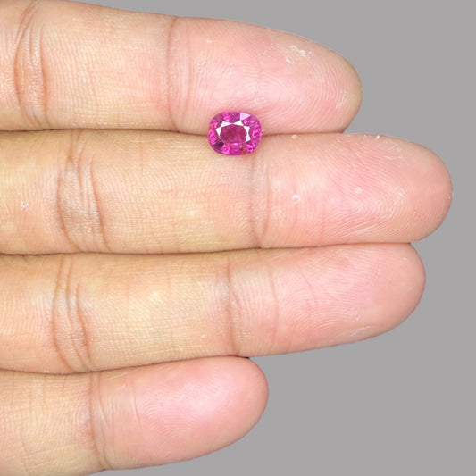 Buy Natural Rubellite Tourmaline 1.47 Carats Gemstone
