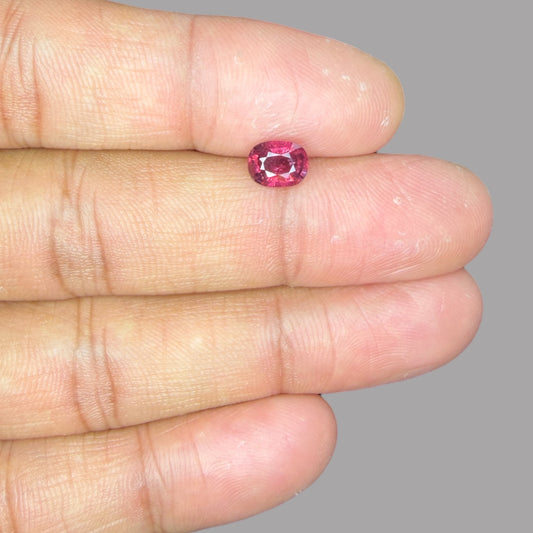 Buy Natural Rubellite Tourmaline 1.14 Carats Gemstone