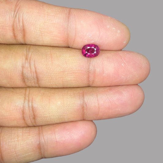 Buy Natural Rubellite Tourmaline 1.09 Carats Gemstone