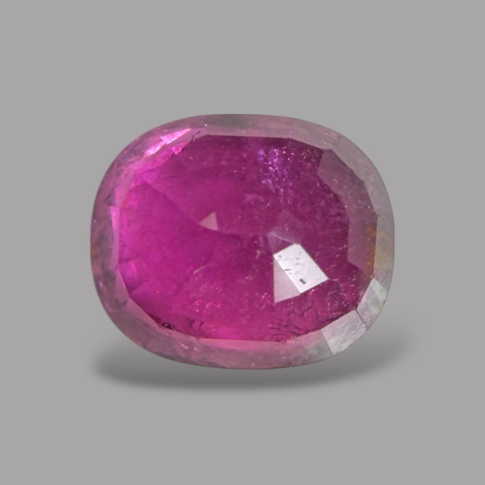 Natural Rubellite Tourmaline 1.15 Carats Gemstone – Oval 6.9x5.8 mm