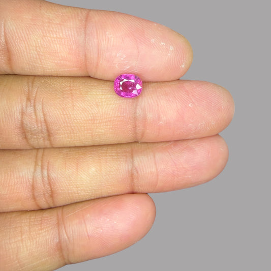 Buy Natural Rubellite Tourmaline 1.15 Carats Gemstone