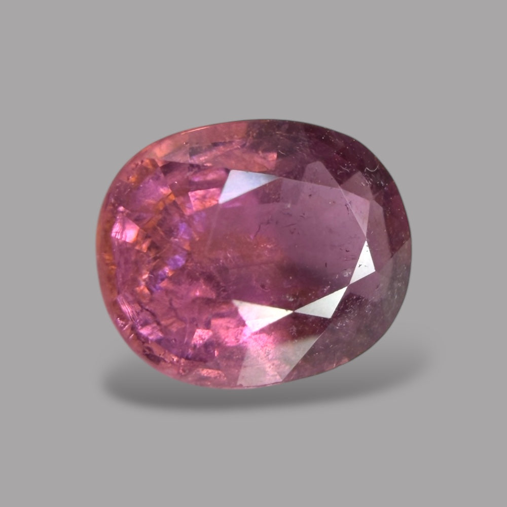 Natural Rubellite Tourmaline 1.04 Carats Gemstone – Oval 7.1x5.5 mm