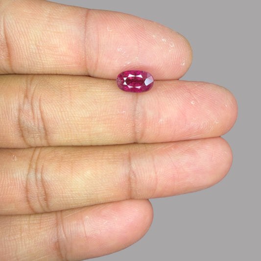 Buy Natural Rubellite Tourmaline 1.61 Carats Gemstone