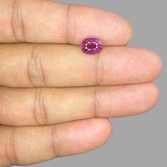 Buy Natural Rubellite Tourmaline 1.84 Carats Gemstone