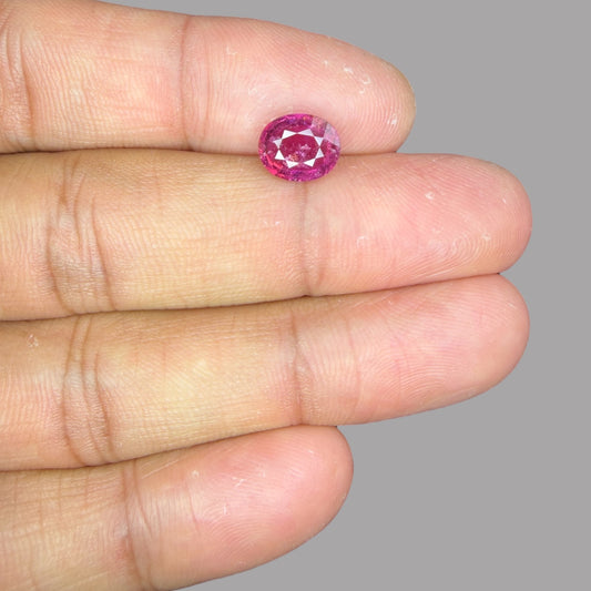 Buy Natural Rubellite Tourmaline 1.92 Carats Gemstone