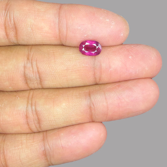 Buy Natural Rubellite Tourmaline 1.45 Carats Gemstone