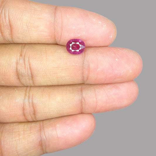 Buy Natural Rubellite Tourmaline 1.38 Carats Gemstone