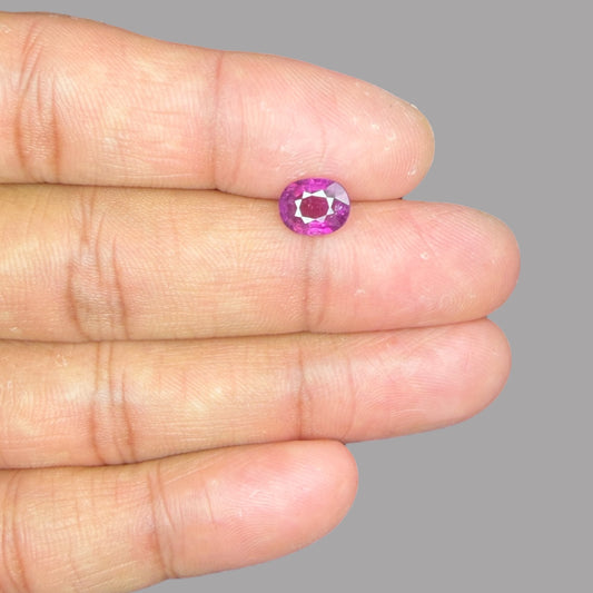 Buy Natural Rubellite Tourmaline 1.48 Carats Gemstone