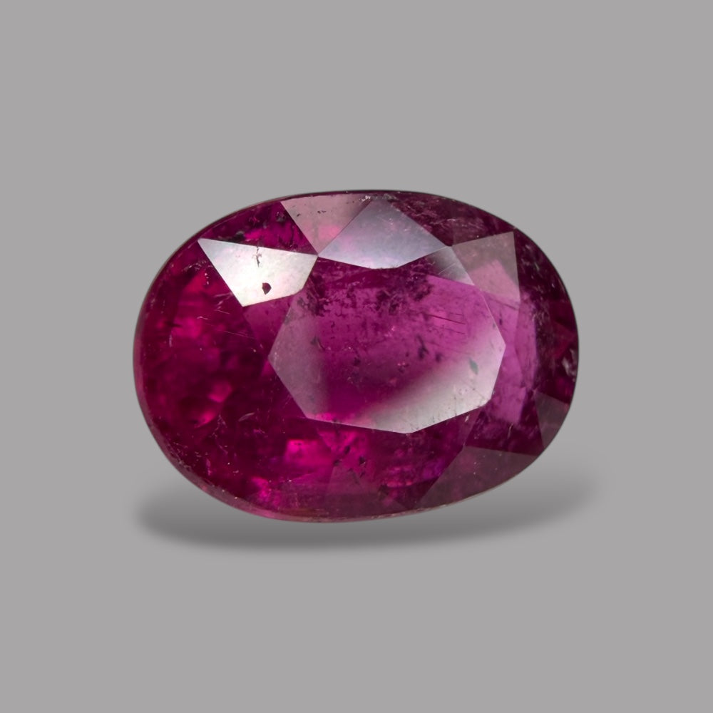 Natural Rubellite Tourmaline 1.77 Carats Gemstone – Oval 8.8x6 mm