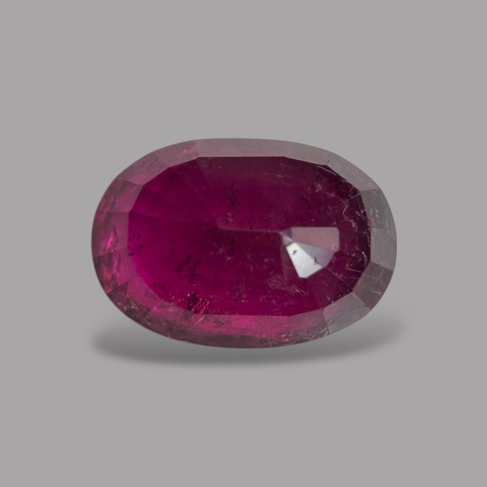 Natural Rubellite Tourmaline 1.77 Carats Gemstone – Oval 8.8x6 mm