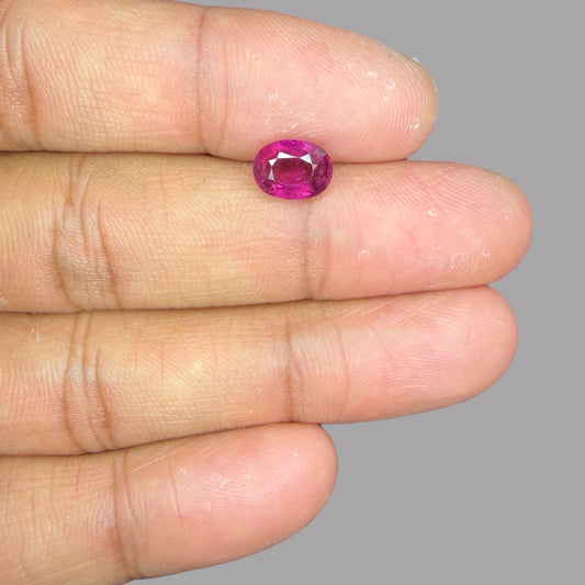 Buy Natural Rubellite Tourmaline 1.71 Carats Gemstone