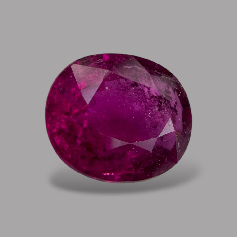 Natural Rubellite Tourmaline 1.43 Carats Gemstone – Oval 7.8x6.4 mm