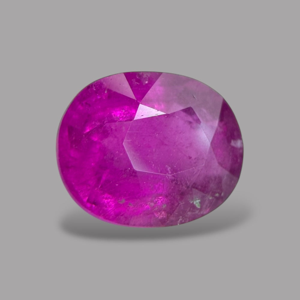 Natural Rubellite Tourmaline 1.60 Carats Gemstone – Oval 8x6.3 mm