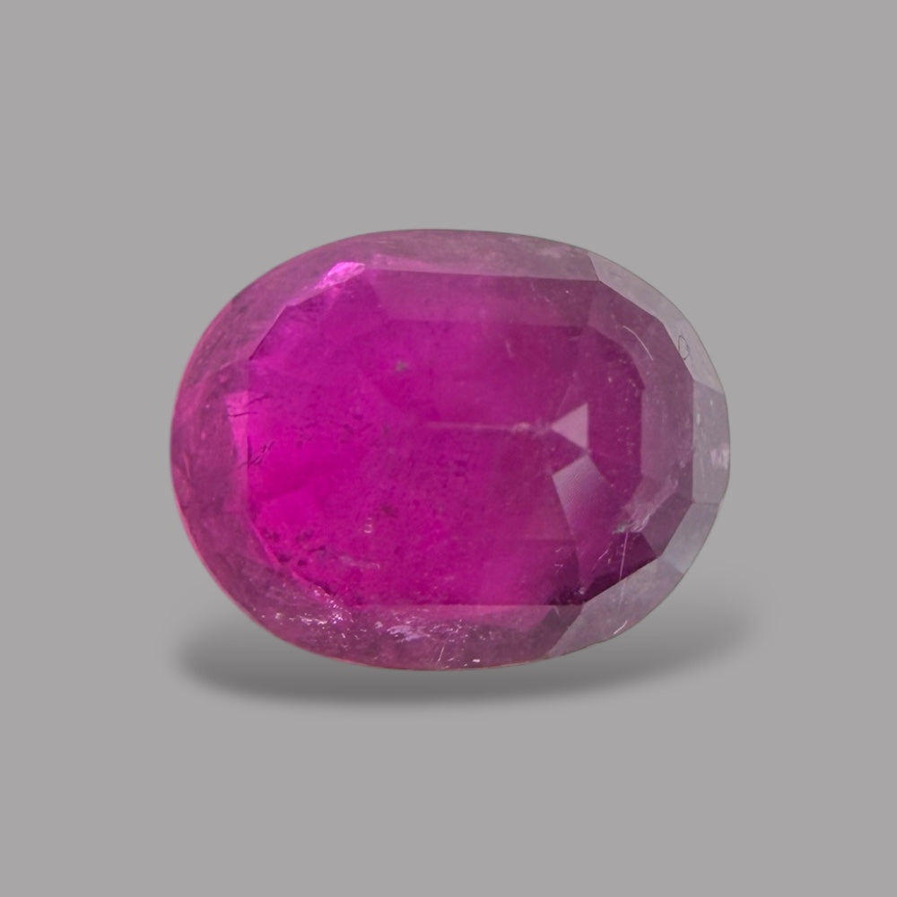 Natural Rubellite Tourmaline 1.60 Carats Gemstone – Oval 8x6.3 mm