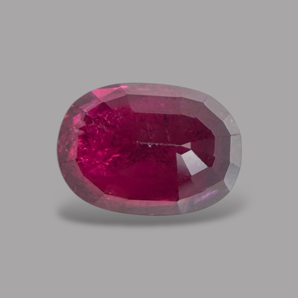 Natural Rubellite Tourmaline 1.61 Carats Gemstone – Oval 8.1x5.8 mm