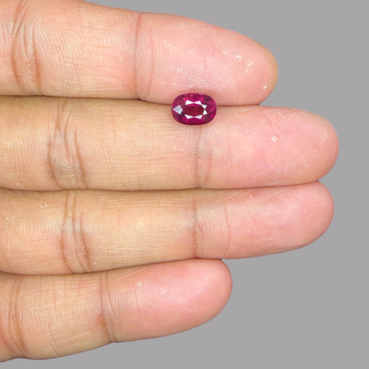 Buy Natural Rubellite Tourmaline 1.61 Carats Gemstone
