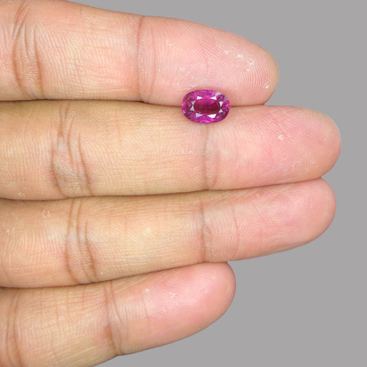 Buy Natural Rubellite Tourmaline 1.37 Carats Gemstone