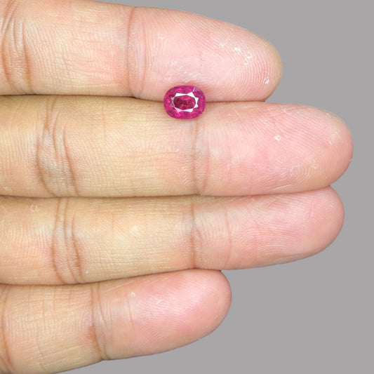 Buy Natural Rubellite Tourmaline 1.31 Carats Gemstone